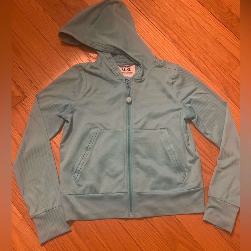 Athleta girl light weight zip up hoodie